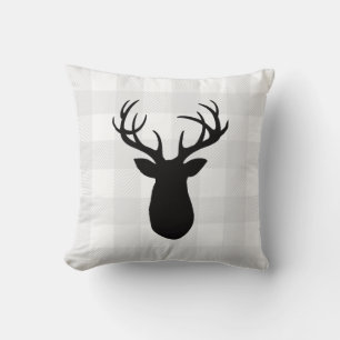 Almofada Buffalo Check Deer Wilderness Travesseiro decorati