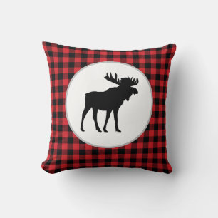Almofada Buffalo Check Moose Wilderness Travesseiro decorat