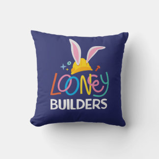 Almofada BUGS BUNNY BUILDERS™| Logotipo Empilhado de Capace