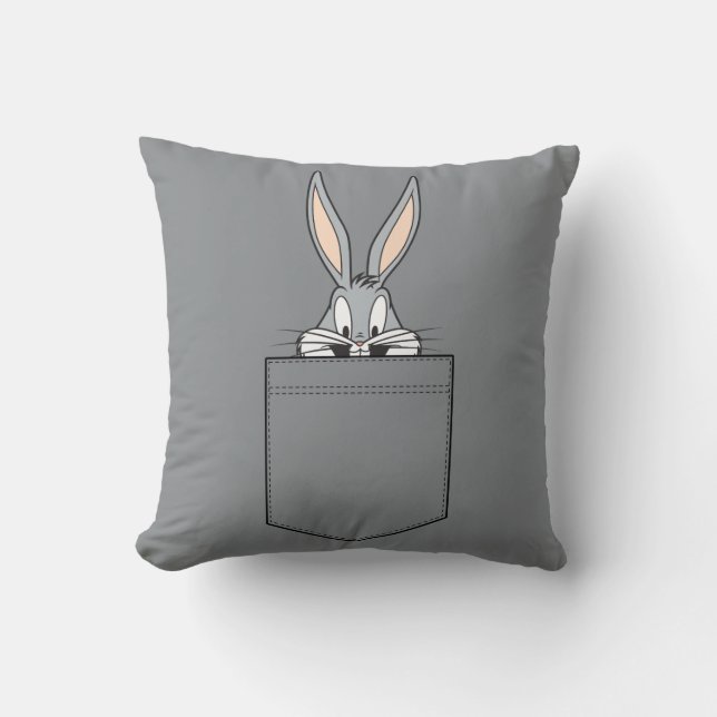 Almofada BUGS BUNNY™ Espiando do Bolso (Frente)