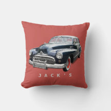 Buick Custom Preto dos Anos 40 Vintage