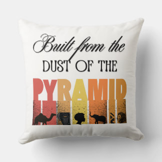 Almofada Built From Dust of The Pyramid | Throw Pillow