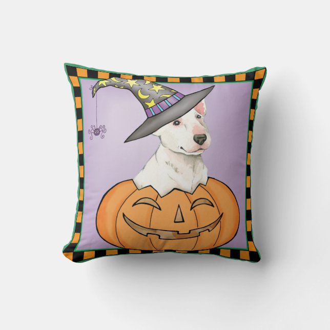 Almofada Bull Terrier Halloween (Frente)