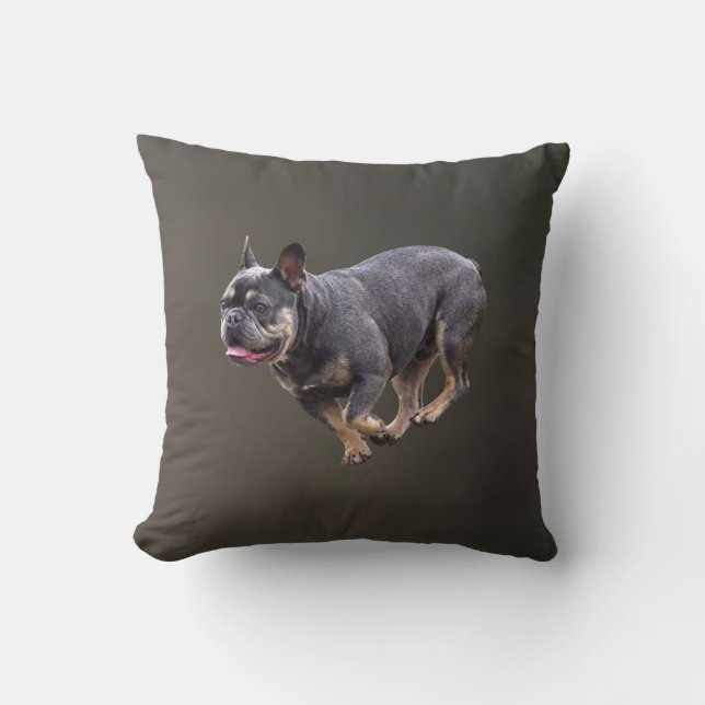 Almofada Bulldog Francês Correndo (Frente)