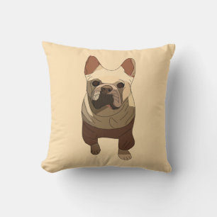 Almofada Bulldog Francês, Pêssego Suave