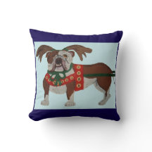 Bulldog Rena de Papai Noel