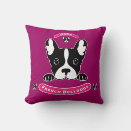 Almofada Bulldogs Franceses - Cachorros Pequenos