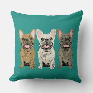 Almofada Bulldogue Francês Creme