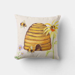 Almofada Bumble Bee Travesseiro decorativo