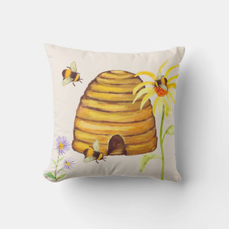 Almofada Bumble Bee Travesseiro decorativo
