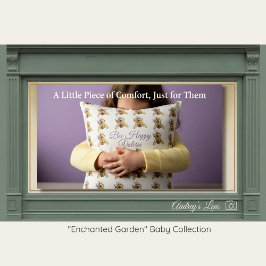 Almofada Bumblebee Nursery Pillow | Whimsical Garden