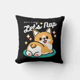 Almofada Bumbum de Corgi e Víblias de Nap - Cachorro Dormin