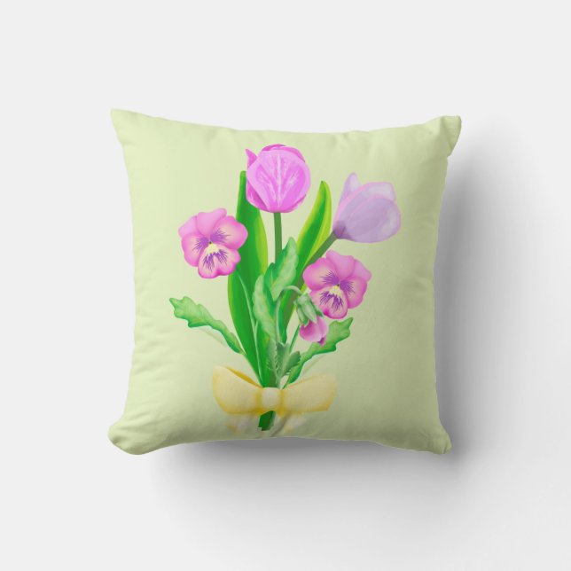 Almofada Bunch of Spring Flowers (Frente)