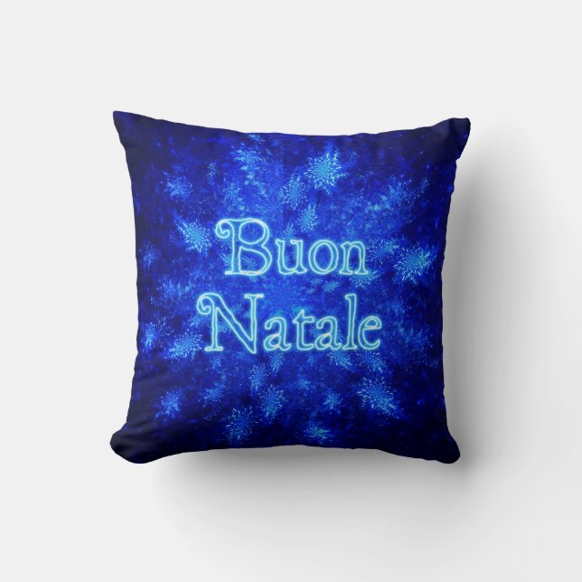 Almofada Buon Natale - Explosão de Neve (Frente)