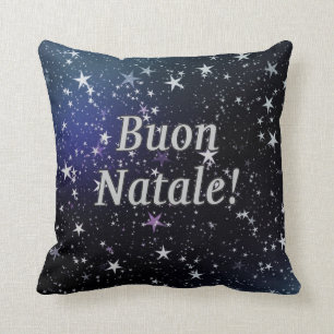 Almofada Buon Natale! Feliz Natal na wf italiana
