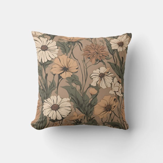 Almofada Buquê de algodão D10 (Frente)