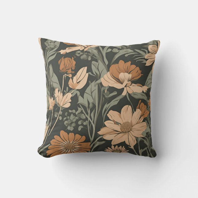 Almofada Buquê de algodão D4 (Frente)