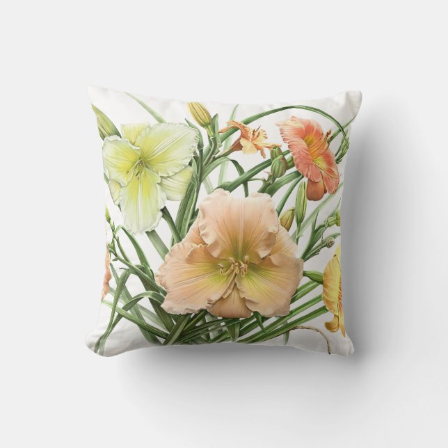 Almofada Buquê de Daylily (Frente)