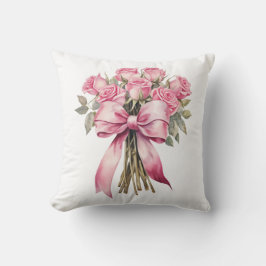 Almofada Buquê de Rosa Rosa – Decoração de Casa Floral Eleg