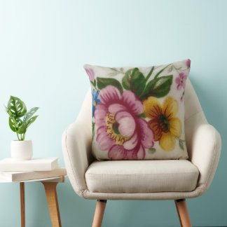 Almofada Buquê Floral da Taça Tea