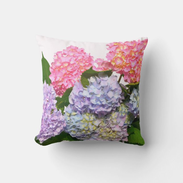 Almofada Buquê Hydrangea (Frente)