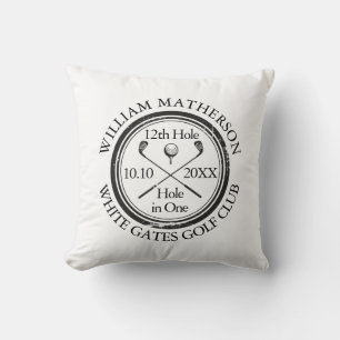 Almofada Buraco em Um Personalizado Preto e Branco