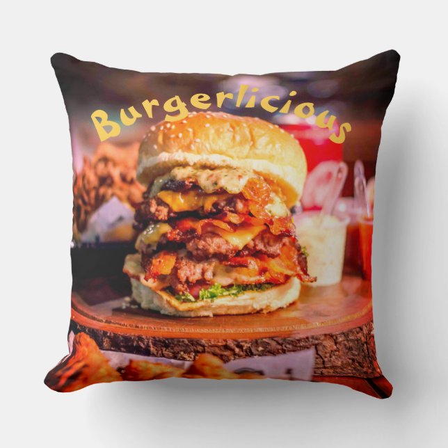 Almofada Burger Delicioso (Frente)