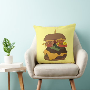 Almofada Burger Hamburger Burger