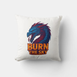 Almofada Burn the Sky – Epic Dragon Fire Fantasy