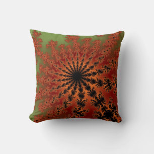 Almofada Burst Fractal do outono