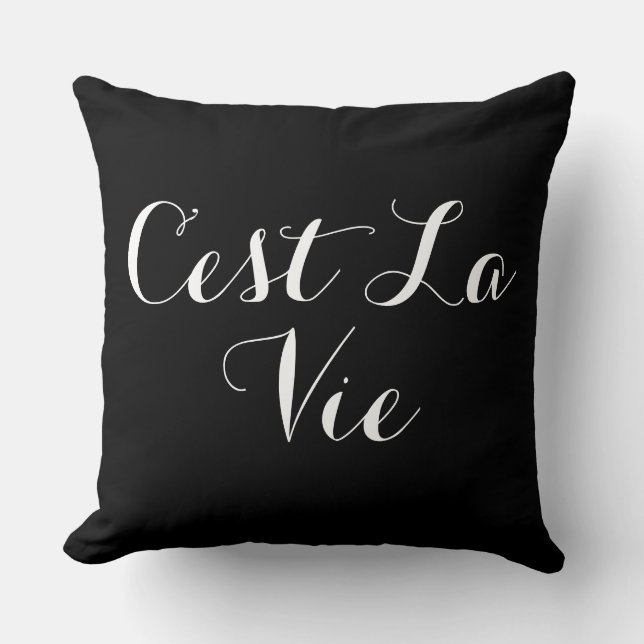 Almofada C’est La Vie (Frente)