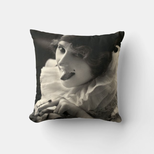 Almofada C. Taunt Bonito de Mulher de 1910 (Frente)