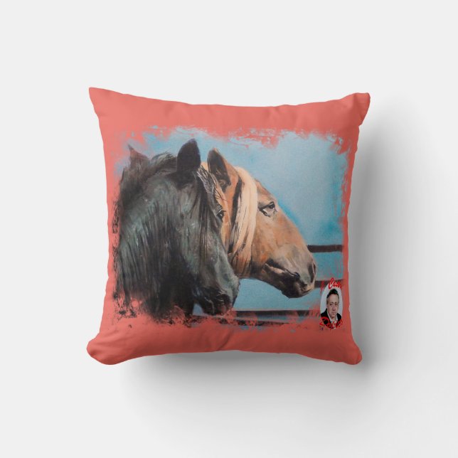 Almofada Caballos/Cabalos/Horses (Frente)