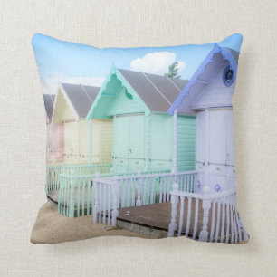 Almofada Cabanas da praia da ilha de Mersea