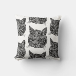 Almofada Cabeça de Gato Ornamental