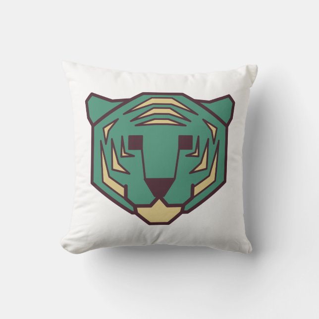 Almofada Cabeça de Tigre Azul (Frente)