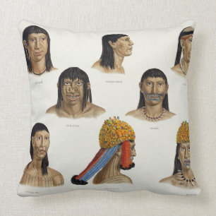 Almofada Cabeças do sul - indianos americanos, 'dos viagen