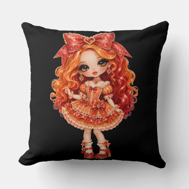 Almofada cabelo vermelho dall glam (Frente)