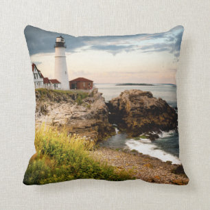 Almofada Cabo principal Elizabeth do farol de Portland,