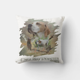 Almofada Caça de faisão com ponteiros, arte