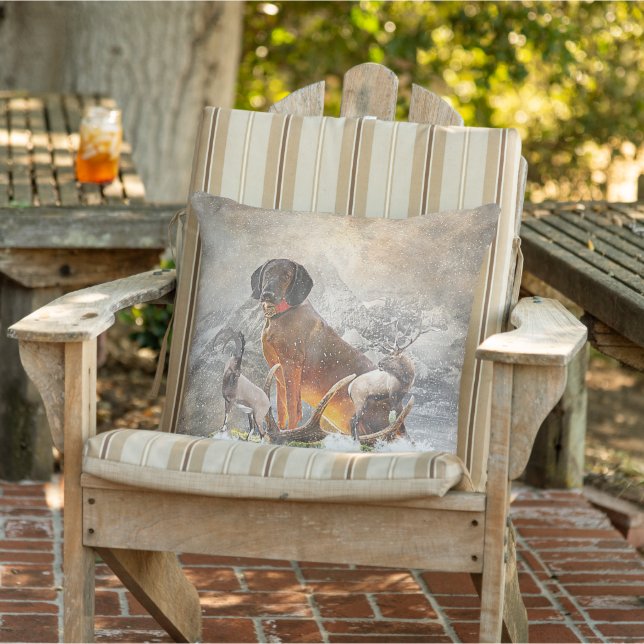 Almofada Caça-Montanha Bávaro, Arte (Cadeira)