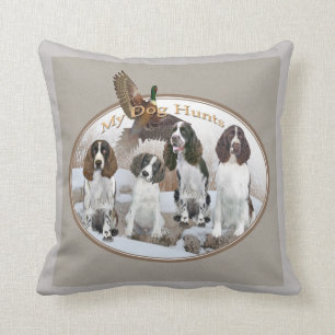 Almofada Caças do cão do Spaniel de Springer inglês