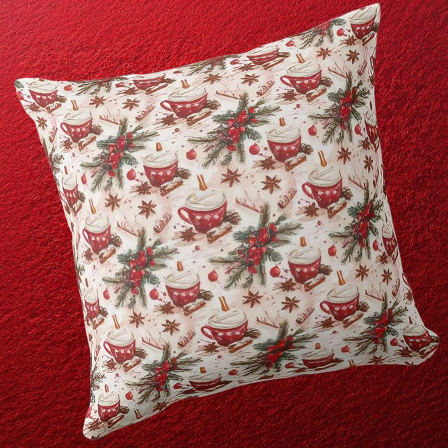 Almofada Cacau Quente de Natal Louco (cosy christmas 1)