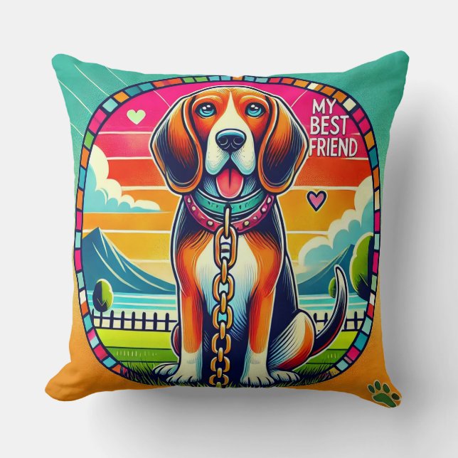 Almofada Cachorro Animado Fofo (Frente)
