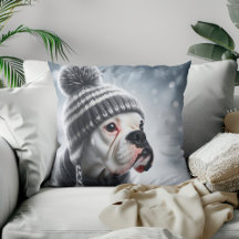 Cachorro Boxer no Inverno
