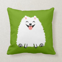 Cachorro Branco Engraçado Pomeraniano