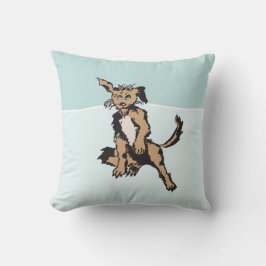 Almofada Cachorro Cachorro Com Olhos Azuis