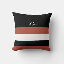 Almofada Cachorro Cachorro Personalizado Stripe Moderno Pum