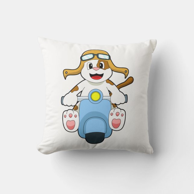 Almofada Cachorro como Biker com Patinete.PNG (Frente)