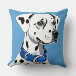 Almofada Cachorro Dálmata Minimalista Elegante Amante de Cã
